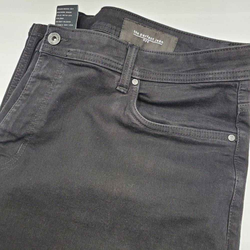 The‎ Perfect Jean NYC Mens Black Athletic Fit Jeans 42(44)x32
